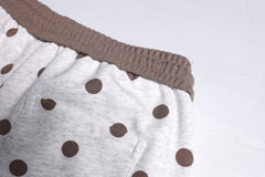 CapCabin Graphic Polka Dot Wide-Leg Pants