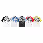 CapCabin Star City Graphic Print T-Shirt Color Block