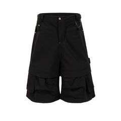 CapCabin Layered Utility Cargo Shorts