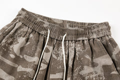 CapCabin Camo Wide-Leg Sweatpants