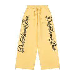 CapCabin Script Logo Wide-Leg Sweatpants