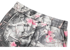 CapCabin Sakura Camo Graphic Sweatpants