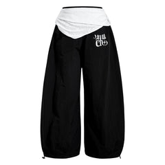 CapCabin Layered Utility Wide-Leg Pants