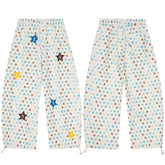 CapCabin Multi-Star Wide-Leg Pants