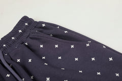 CapCabin Star Pattern Wide-Leg Pants