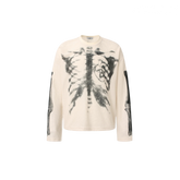 CapCabin Skeleton Print Long Sleeve Tee