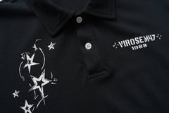 CapCabin Layered Star Polo Tee