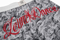 CapCabin Camo Script Wide-Leg Pants