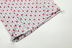CapCabin Polka Dot Wide-Leg Pants
