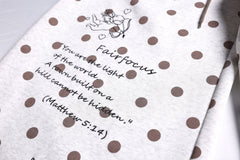 CapCabin Graphic Polka Dot Wide-Leg Pants