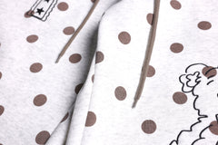 CapCabin Graphic Polka Dot Wide-Leg Pants
