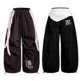 CapCabin Layered Utility Wide-Leg Pants