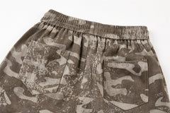 CapCabin Camo Wide-Leg Sweatpants
