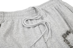 CapCabin Cross Script Wide-Leg Sweatpants