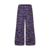 CapCabin Pink Camo Wide-Leg Pants
