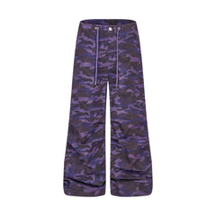 CapCabin Pink Camo Wide-Leg Pants