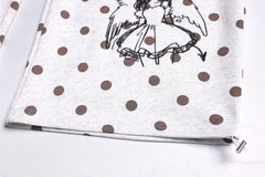 CapCabin Graphic Polka Dot Wide-Leg Pants