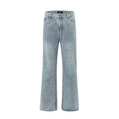 WELLDONE Washed Straight-Leg Jeans