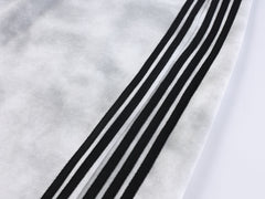 CapCabin Barcode Graphic Wide-Leg Pants