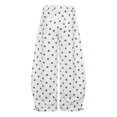 CapCabin Star Print Wide-Leg Pants
