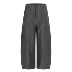 CapCabin Pinstripe Wide-Leg Trousers
