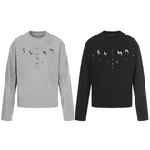 CapCabin Graphic Henley Long Sleeve Tee
