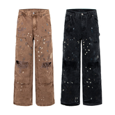 CapCabin Distressed Workwear Denim Pants