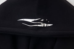Hellstar Flame Tribal Graphic Hoodie & Pants Set - Black Streetwear Tracksuit