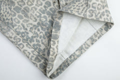 CapCabin Leopard Utility Wide-Leg Pants