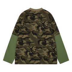 CapCabin Layered Camo Long Sleeve Tee