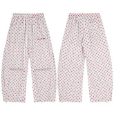 CapCabin Polka Dot Wide-Leg Pants