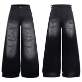 CapCabin Shadow Camo Wide-Leg Pants