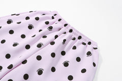 CapCabin “Polka Cargo” Wide-Leg Pants