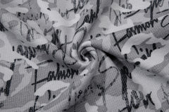 CapCabin Camo Script Wide-Leg Pants