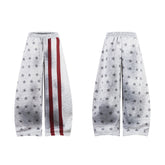 CapCabin Star Stripe Wide-Leg Sweatpants