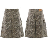 CapCabin “Leopard Cargo Shorts”