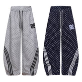 CapCabin Polka Dot Wide-Leg Sweatpants