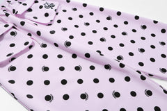CapCabin “Polka Cargo” Wide-Leg Pants