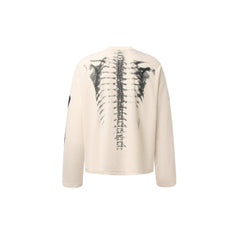 CapCabin Skeleton Print Long Sleeve Tee