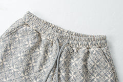 CapCabin All-Over Pattern Graphic Wide-Leg Pants