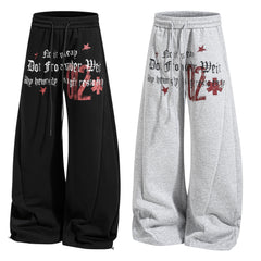 CapCabin Vintage Star Wide-Leg Sweatpants