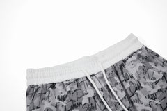 CapCabin Camo Script Wide-Leg Pants