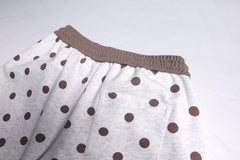 CapCabin Graphic Polka Dot Wide-Leg Pants