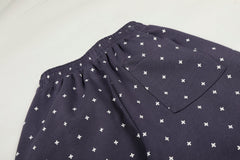 CapCabin Star Pattern Wide-Leg Pants