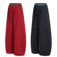 CapCabin Wide-Leg Athletic Lounge Pants