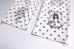 CapCabin Graphic Polka Dot Wide-Leg Pants