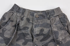 CapCabin Dark Camo Wide-Leg Pants