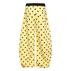 CapCabin Graphic Polka Dot Wide-Leg Pants