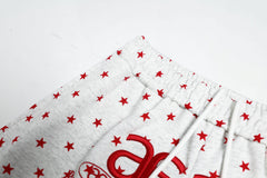 CapCabin Star Print Wide-Leg Pants