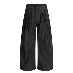 CapCabin Striped Wide-Leg Trousers